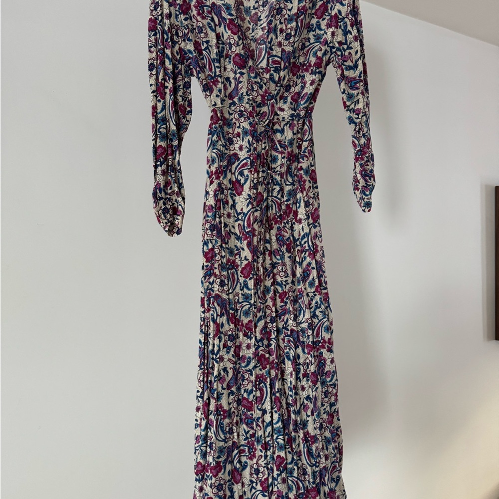 Mango Multicolor Long Sleeve Dress